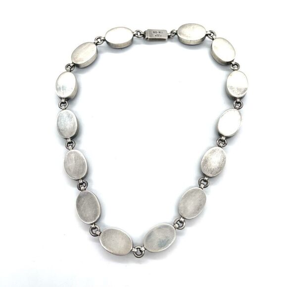 Onyx 9 t Sterling Silver Necklace - Picture 3 of 5